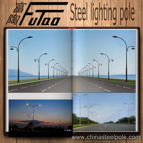 Custom Street Light Pole With Galvanized Pole